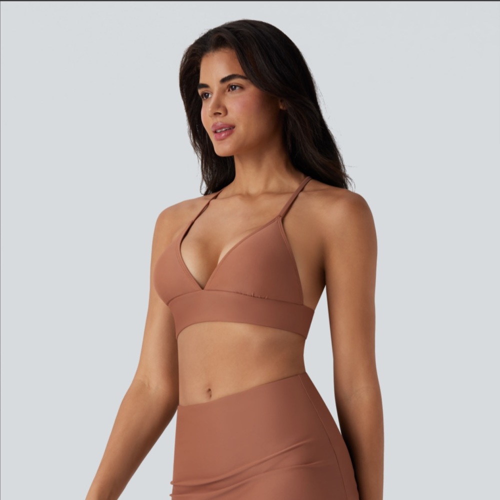 Brown Bikini Top